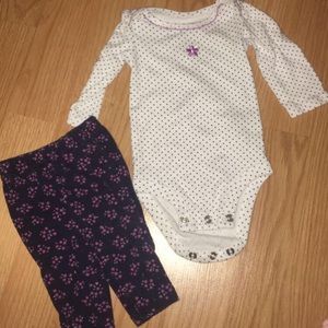 Newborn Babygirl matching outfit